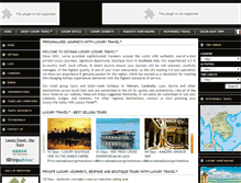 Tablet Screenshot of luxuryprivatetour.com